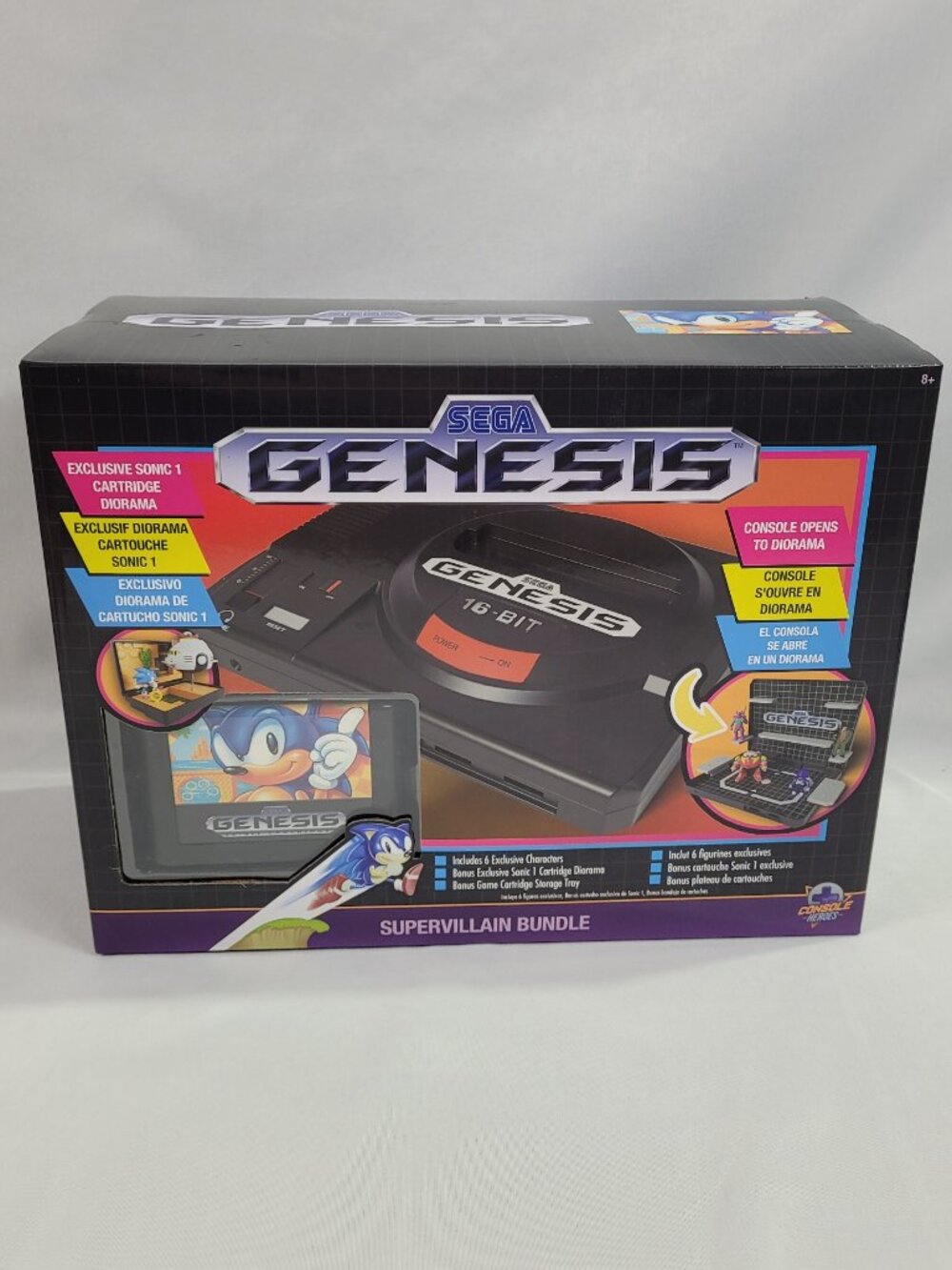 Sega Genesis Supervillain Bundle Mini Figure Micro Playset